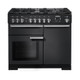 Rangemaster PDL100DFFCB/C Professional Deluxe 100 Dual Fuel Range Cooker - Charcoal Black Product Im