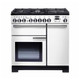Rangemaster PDL90DFFWH/C Professional Deluxe 90 Dual Fuel Range Cooker - White Product Image