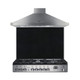 Rangemaster UNBSP100BL/ 100cm Splashback - Black Product Image