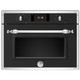 Bertazzoni F457HERMWTNE Built In 45cm Heritage Series Combi-Microwave Oven - Matt Black Product Imag