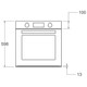 Bertazzoni FMOD6117CTB1 Built In 60cm Modern Series 11 Function Steam Oven with Pyrolytic Cleaning T