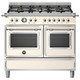 Bertazzoni HER106L2EAVT 100cm Heritage Dual Fuel Double Oven Range Cooker - Ivory Product Image