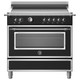Bertazzoni HER95I1ENET 90cm Heritage Induction Range Cooker - Matt Black Product Image
