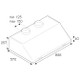 Bertazzoni KU90PRO2XA 90cm Twin Motor Stainless Steel Cooker Hood Technical Drawing