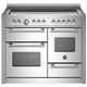 Bertazzoni MAS115I3EXC 110cm Master Induction Triple Oven Range Cooker - Stainless Steel Product Ima