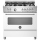 Bertazzoni MAS95C1EBIC 90cm Master Dual Fuel Range Cooker - Matt White Product Image