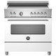 Bertazzoni MAS95I1EBIC 90cm Master Induction Range Cooker - Matt White Product Image
