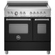 Bertazzoni MAS95I2ENEC 90cm Master Induction Double Oven Range Cooker - Matt Black Product Image