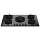 Bertazzoni P905CMODGNE 90cm Modern Series 5 Burner Gas on Glass Hob with Central Wok Burner - Black 