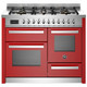 Bertazzoni PRO116L3EROT 110cm Professional Dual Fuel Triple Oven Range Cooker - Red Product Image