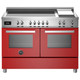 Bertazzoni PRO125I2EROT 120cm Professional Induction Double Oven Range Cooker - Red Product Image