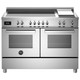 Bertazzoni PRO125I2EXT 120cm Professional Induction Double Oven Range Cooker - Stainless Steel Produ
