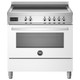 Bertazzoni PRO95I1EBIT 90cm Professional Induction Range Cooker - White Product Image