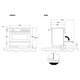 Bertazzoni PROCH94I1ENET 90cm Professional Induction Range Cooker with Downdraft Extractor Technical
