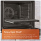 Hotpoint HOI6A8PT1SBUK Built In 60cm Pyrolytic Single Oven with ActiveMultiflow and ActiveSteam 6th 