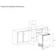 Stoves INT LAR Built Under 136L Larder Fridge Technical Drawing