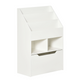 HOMCOM Children's Bookcase and Toy Organiser with Wheels – White