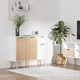 HOMCOM Storage Cabinet Sideboard with Drawer for Bedroom, Living Room & Home Office