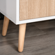 HOMCOM Storage Cabinet Sideboard with Drawer for Bedroom, Living Room & Home Office