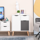 HOMCOM Sideboard Storage Cabinet with Drawer for Bedroom & Living Room