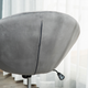 HOMCOM Swivel Dining Bar Stool, Adjustable Armless Tub Chair in Grey