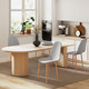 HOMCOM Set of 4 Modern Dining Chairs with Curved Back and Steel Legs – Grey