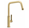 Abode, AT2087, Hex Single Lever Kitchen Tap in Brushed Brass