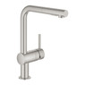 Grohe 30274DC0 Minta Single Lever Pull-out Mixer Kitchen Tap L Spout - Supersteel Main Image