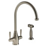 Abode, AT3013, Brompton Monobloc, Traditional Kitchen Tap with Handspray