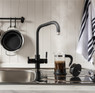 iivela 4 in 1 Boiling Water Tap in Matt Black