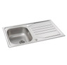 Abode, AW5062, Mikro Inset Sink in Stainless Steel