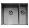 Caple, MODE3415, Gunmetal Sink Right Hand Small Bowl