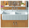 Shaws Ribchester 1000 Double Bowl Ceramic Sink