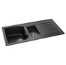 Abode, ORIEL, 1.5 Bowl Inset Granite Sink