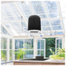 Caple VEL410 Vela Cooker Hood in a sunlit room with lush plants