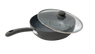 Durastone Grey 28cm Wok with lid