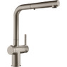 Franke, 115.0674.156, Pull-Out Dual Spray Kitchen Tap in Decor Steel KNG Waste Main Image