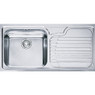 Franke, 101.0305.141, Galassia Inset Sink in RHD Stainless Steel Main Image