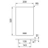 Franke, ALL-IN, Sink Accessory Set 1 Technical Drawing 2 2