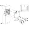 Whirlpool WD142IX 13cm Warming Drawer Technical Drawing