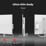 Aeno Premium 700W smart heater with ultra-thin 11mm body, demonstrating its award-winning design.