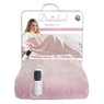 Dreamland 16708 Relaxwell Luxury Heated Throw - Dusky Pink Main Image