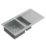 iivela PATRIA150 1.5 Bowl Stainless Steel Sink and Waste Secondary Image