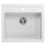 iivela SEGRINO60WH Belfast Granite Sink - Pure White 7226 Main Image