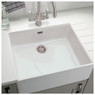 iivela NERI Modern Slimline Ceramic Belfast Sink - White 7050 Lifestyle Image 1