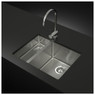 iivela TOVEL150L 1.5 Bowl Inset / Undermount Stainless Steel Sink and Waste - LHSB 7120 4