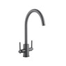 iivela CALDARO/GM Dual Lever Kitchen Tap - Gunmetal 7164 Main Image