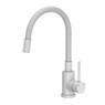 iivela MODENA/MW Single Lever Flexi Hose Kitchen Tap - Matt White 7245 Main Image