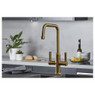 iivela CONZA-F/BN Water Filter Kitchen Tap - Brushed Brass 7210 Lifestyle Image 1