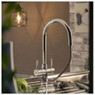Modern Abode Zest Monobloc Pull Out Kitchen Tap showcasing its extendable hose in modern kitchen